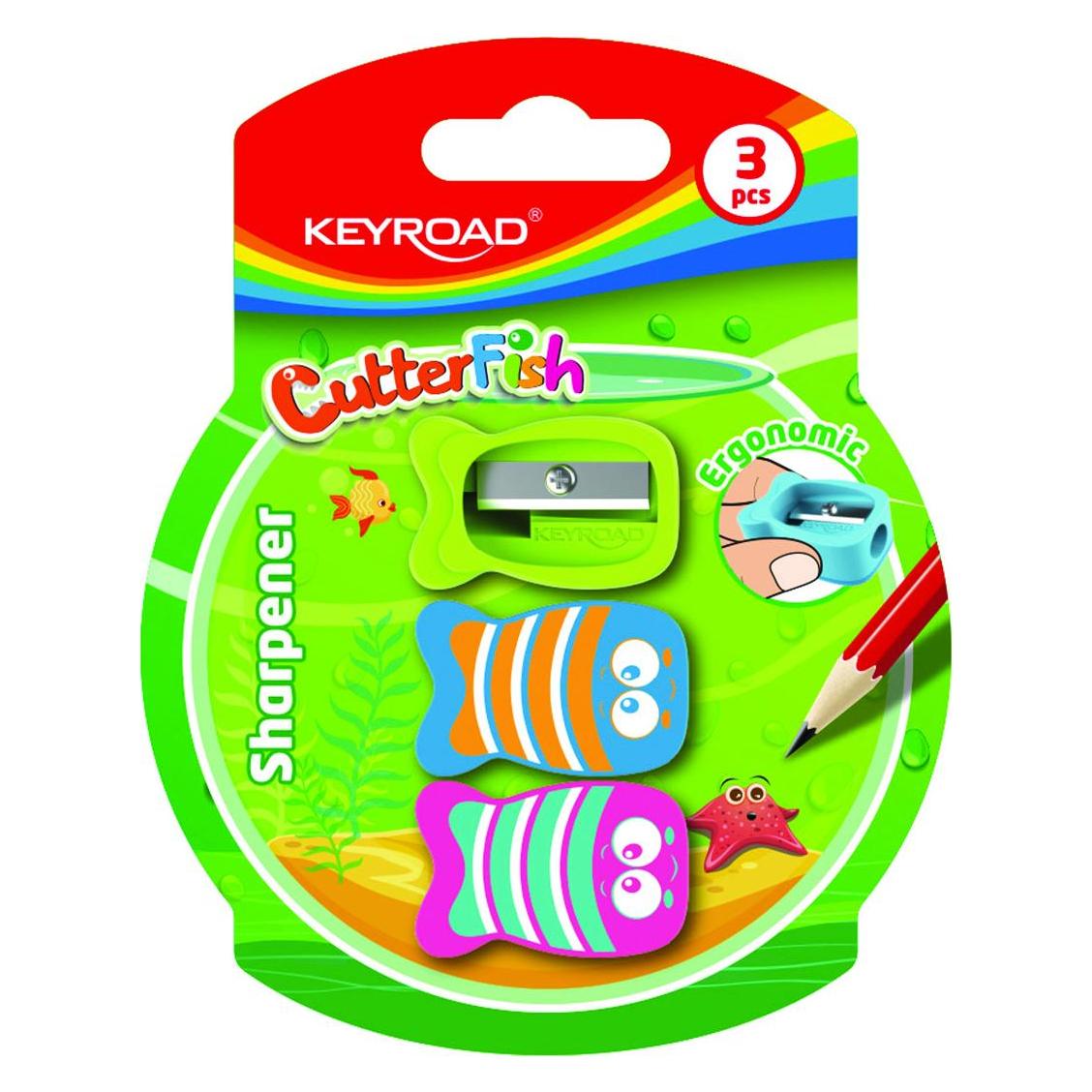 Keyroad Cutter fish kunststoffspitzer, einzeln, durchmesser: 8 mm, 3 stück, blister (41375243)