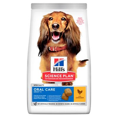 Hill's Science Plan Canine Adult Oral Care met Kip 12kg 12 kg Pellets