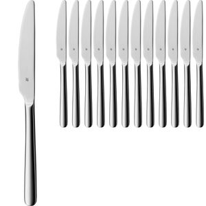 WMF Tafelmesser Professional Scala, Wellenschliff, 23 cm, Edelstahl 18/10, silber poliert, 12 Stück