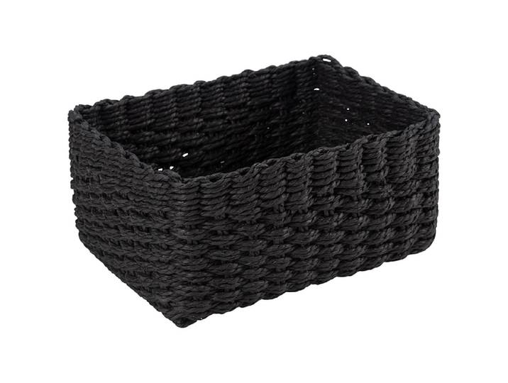 Aufbewahrungskorb LANCELOT schwarz 19x26x12cm