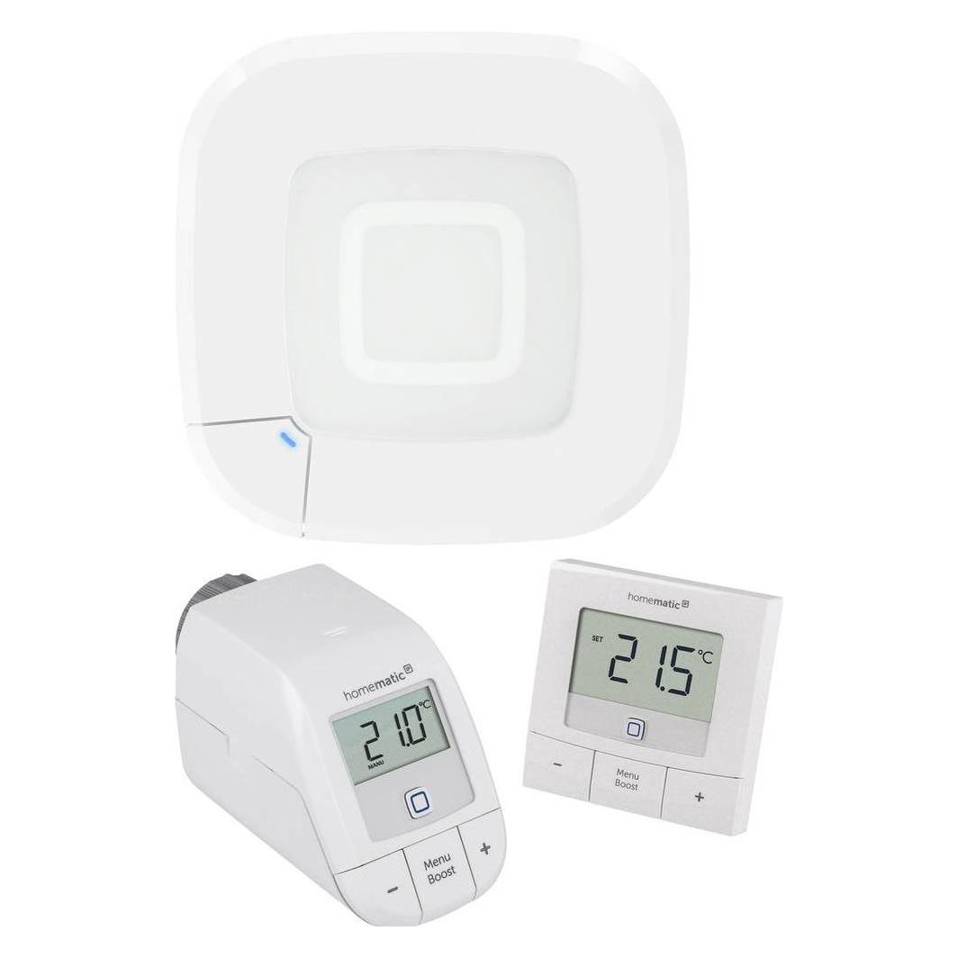 Homematic IP Set bestehend aus Funk Access Point 2, Heizkörper- sowie Wandthermostat (161314A0+153412A2+154666A0)