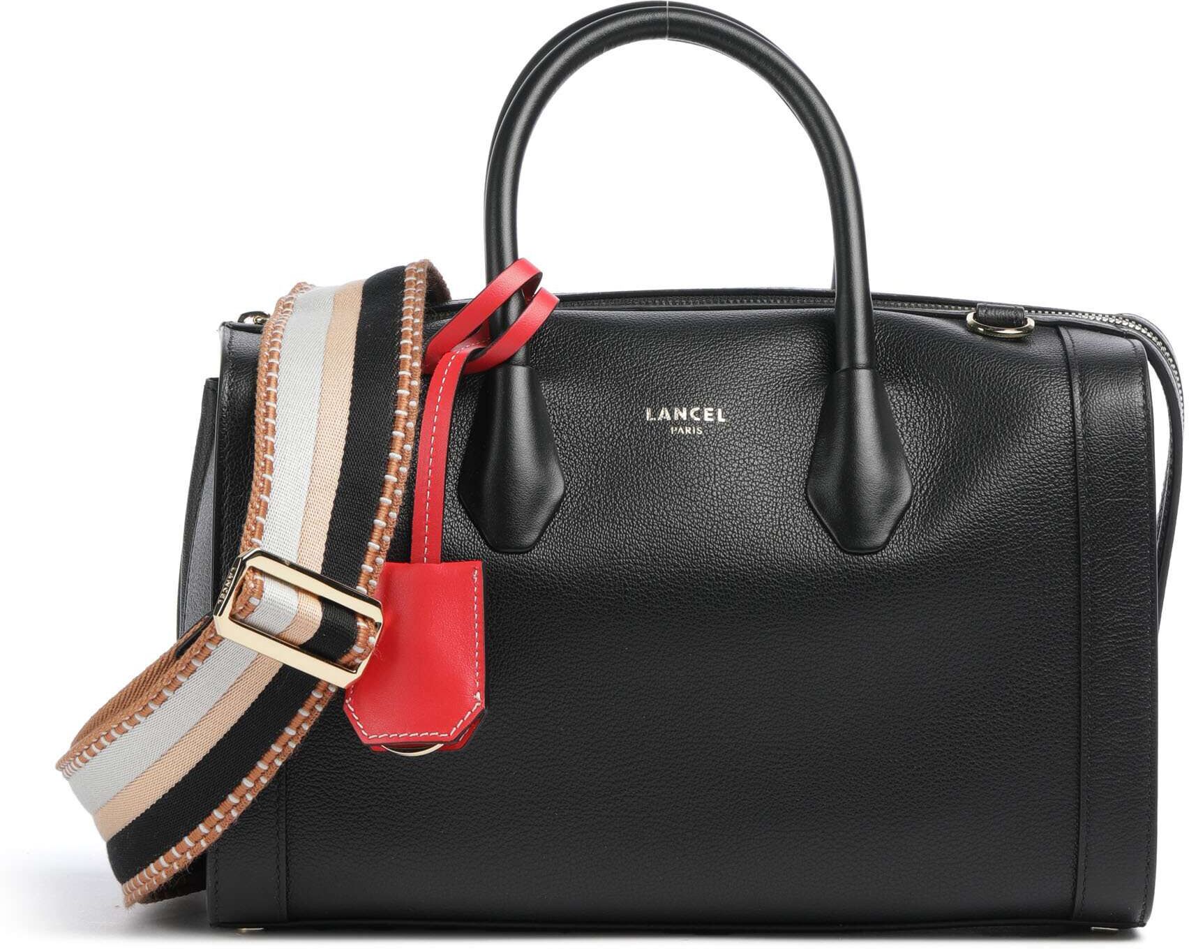 Lancel BCBG M Handtasche aus Leder, schwarz