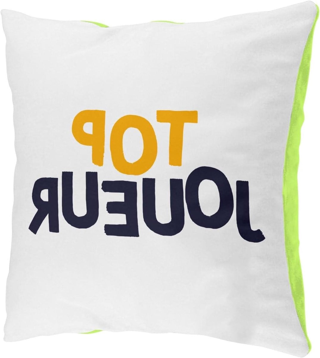 Groene Pluche Kussenhoes voor Decoratie - 40 x 40 cm