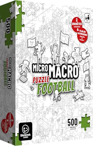 MicroMacro Puzzel Voetbal - 500 stukjes - Blackrock Games