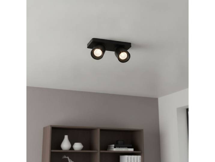 Dubbele ledspot Laguna 2-lichts zwart Artdelight - PL LAGUNA2 ZW