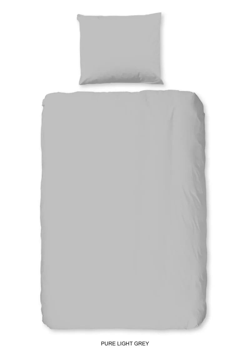 Pure Dekbedovertrek Uni Dessin Grijs Microfibre