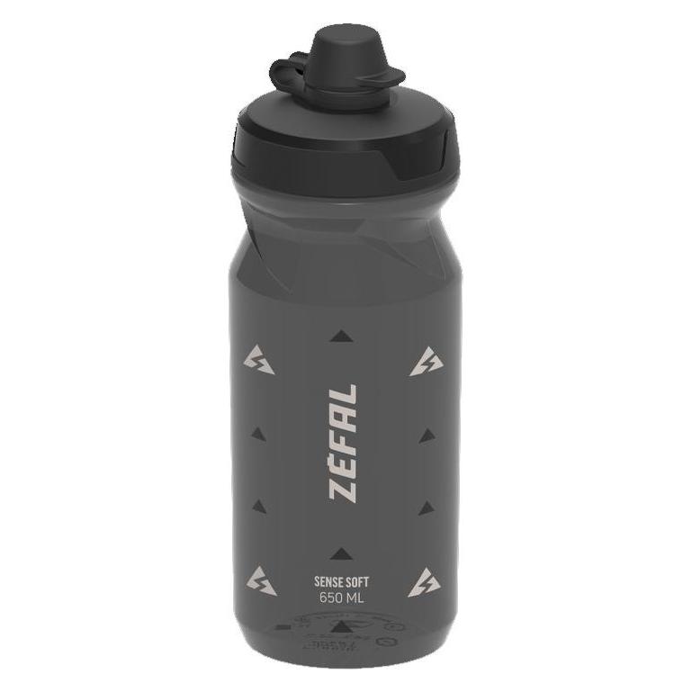 Zefal Bidon Sense Soft 65 No-Mud-Flaschenraucher schwarz 0,65 l Neu 2023 ZF-155P (0.65 l) (155P)