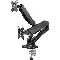 goobay Monitorhalterung 58531 2 Monitore schwarz