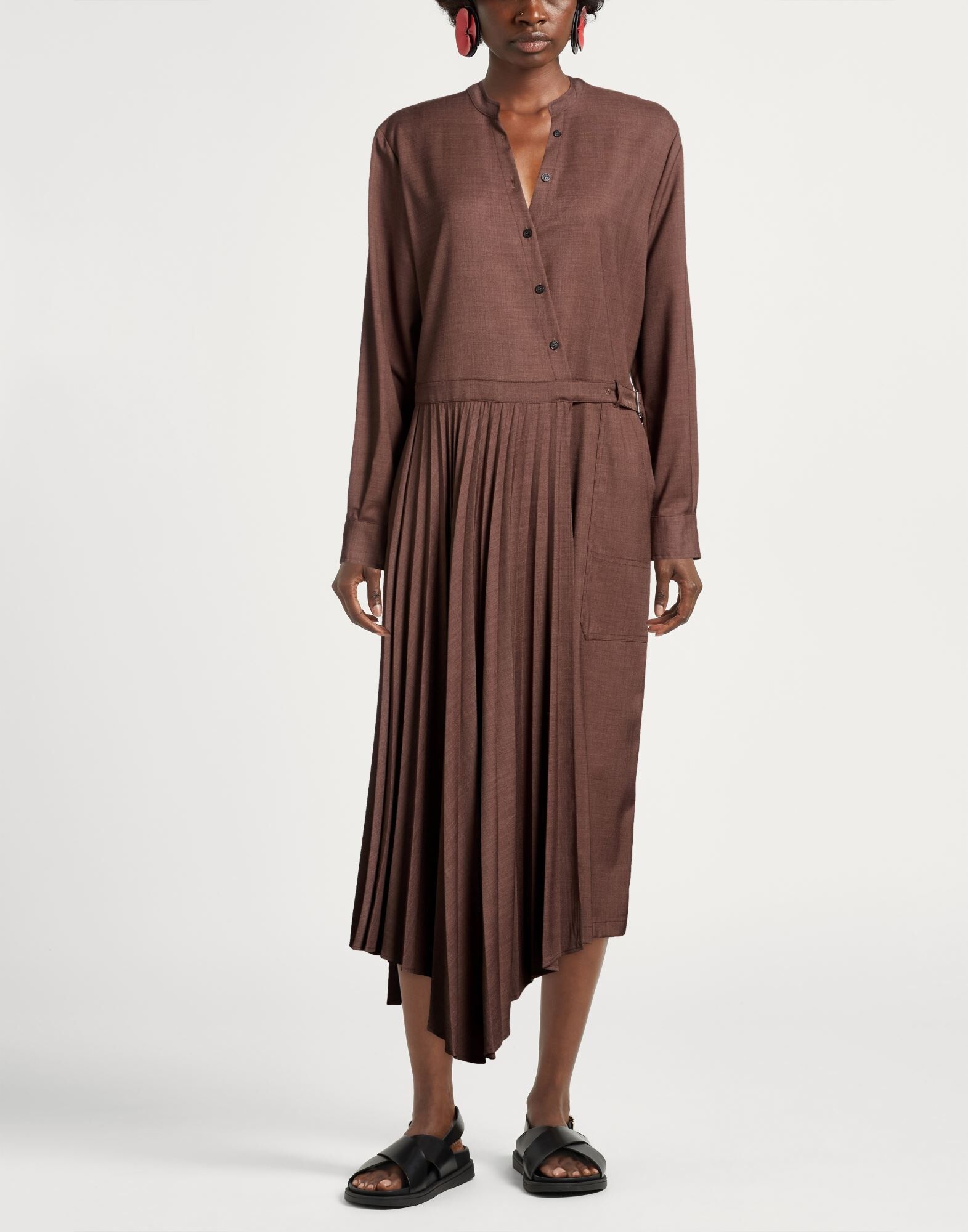 Meimeij Vestido largo Mujer Marrón 38,40 Mujer
