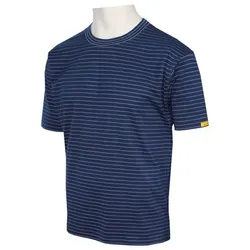 HB SCHUTZBEKLEIDUNG ESD T-Shirt Herren kurzarm, navy, L
