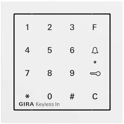 Gira 260572 Gira Keyless In Codetastaturmodul System 70 Reinweiß m(lack.)