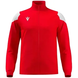 Macron, Herren, Laufjacke, Prometheus (4XL), Weiss, Rot, 4XL