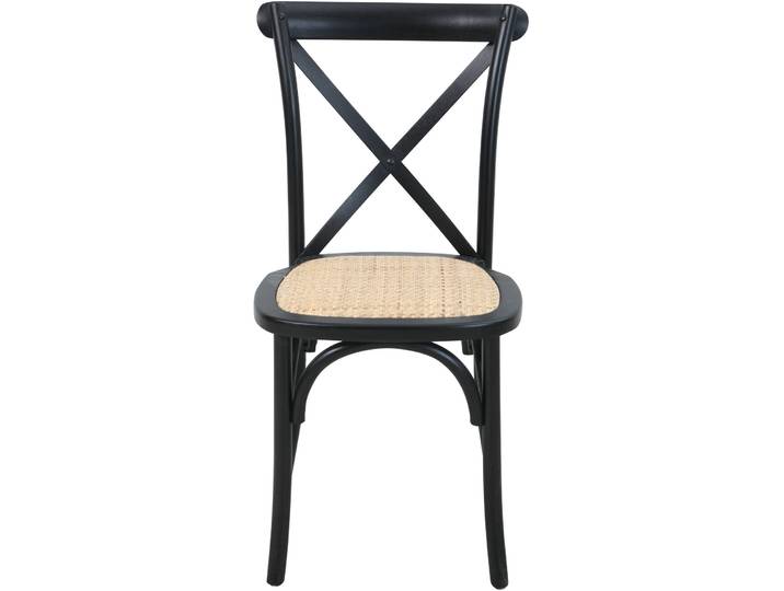 Stuhl 2er-Set Kenas natur Hevea, Rattan - Stuhl 2er-Set