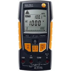 Testo, Multimeter, Hand-Multimeter digital 760-3 (CAT III 1000V, CAT IV 600V, Hand-Multimeter)