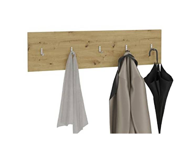 FMD Möbel BELM 8 Panneau de Garde-Robe en Bois de chêne Artisanal NB rectangulaire