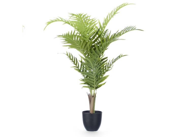 Ibergarden Künstliche Palme im Topf 90 cm, Grün, Kunststoff, 95 cm, Dekoration, Blumen & Blumentöpfe, Kunstpflanzen