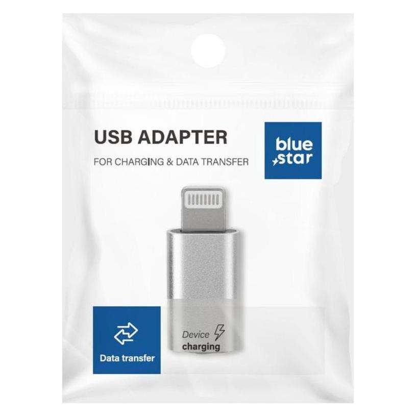 Blue Star Premier Converter Blue Star Adapter Type C to Lightning Blue Star - white (ADA-BSTAR-C2L-SL)
