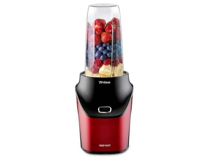 Trisa Energy Boost 1000W Smoothie Maker to go 1L+400ml Tritan Rot