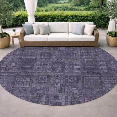 Addison Rugs Machine Washable Indoor/ Outdoor Vintage Plymouth Chantille Rug