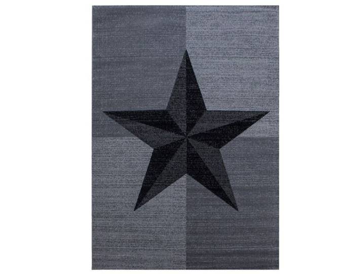 STAR - Tapis à motifs étoile - Gris 160 x 230 cm