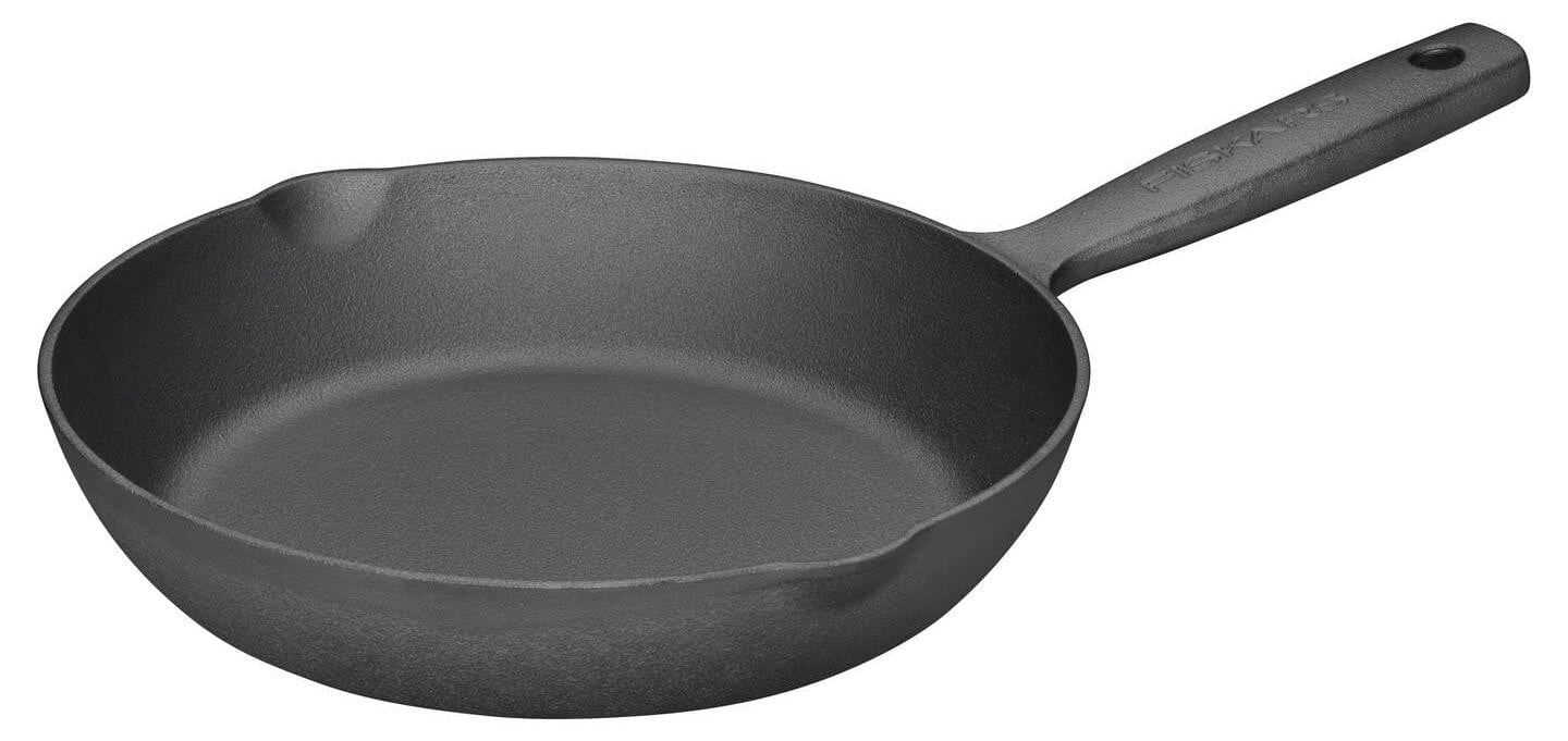 Fiskars Folken gietijzeren braadpan, 22 cm, onbewerkt