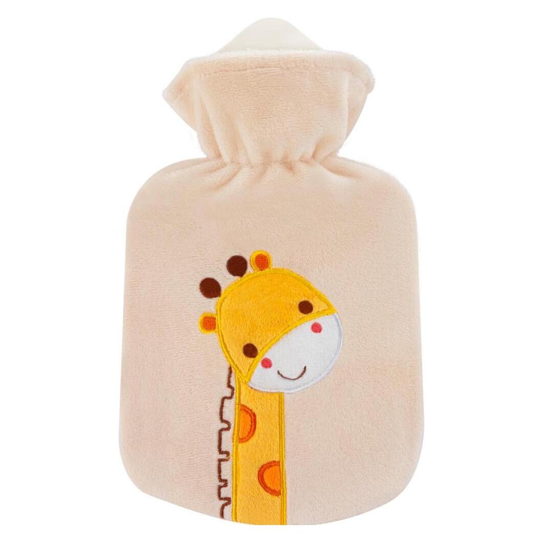 Sänger Wärmflasche aus Naturkautschuk mit Velourbezug Giraffe (0.80 l, Bettflasche mit Bezug) (21106500)