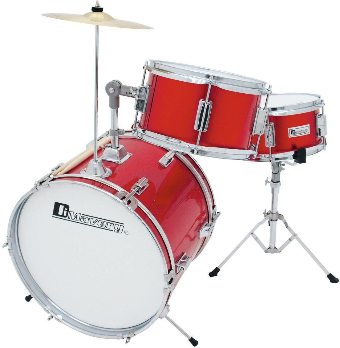 Dimavery Jds-203 Kinder Schlagzeug, Rot