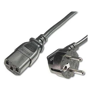 MicroConnect Power Cord 1m Black IEC320 (1 m) (PE010410)