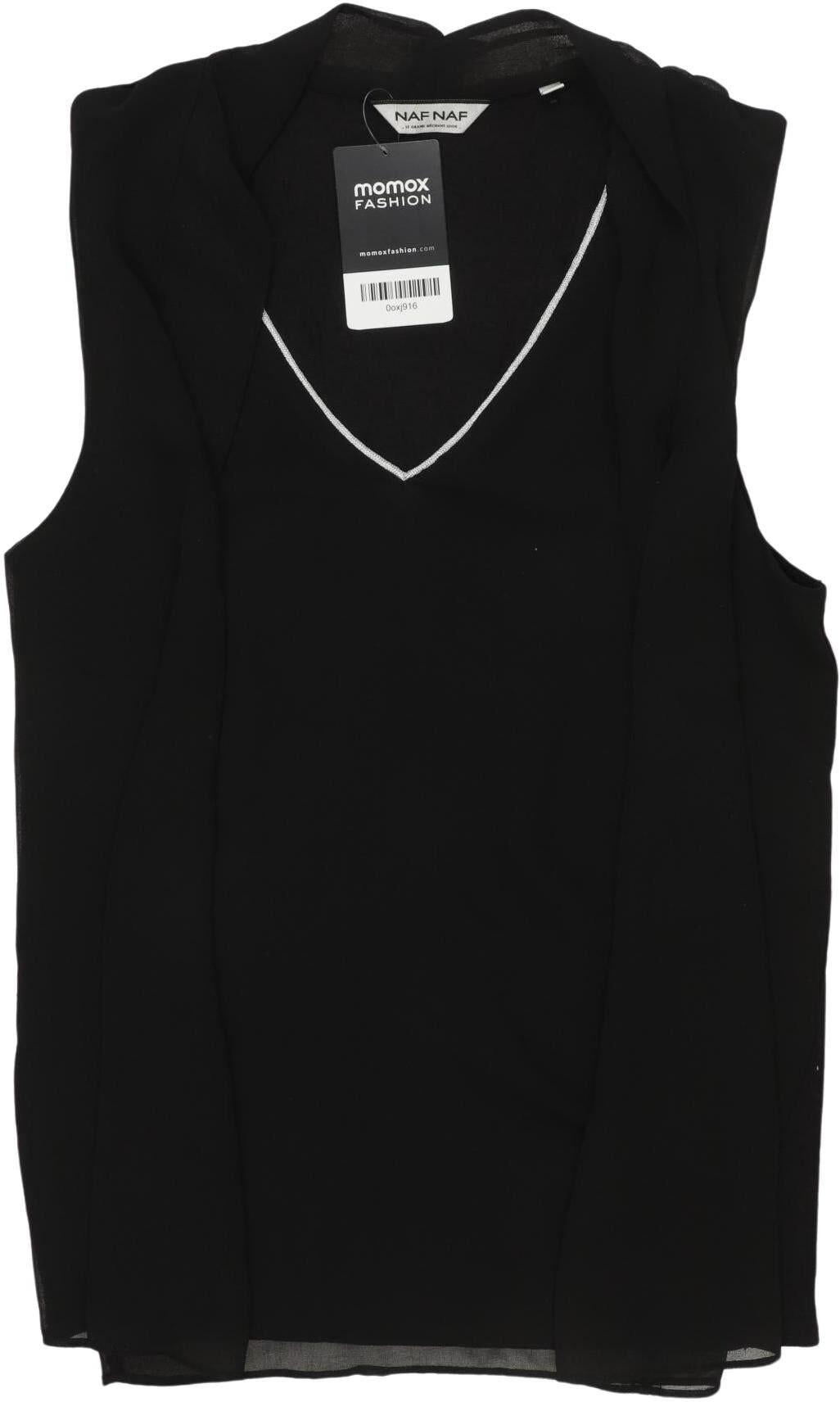 NAF NAF Damen Top, Schwarz, Gr. M, Synthetik / Viskose - Second Hand