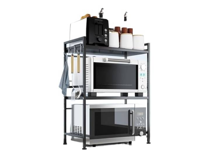 Mikrowellenregal, Bäckerregal, verstellbare Kaffeebar, Mikrowellenständer, Küchenregal