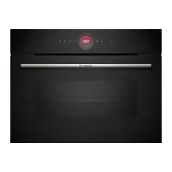 CMG7241B1 Einbau-Kompaktbackofen Mikrowellenfunktion 45cm schwarz 16Heizarten HomeConnect