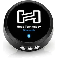 Hosa IBT-300 Bluetooth Empfänger mit 3.5mm Kabel 3m (Empfänger), Bluetooth Adapter, Schwarz
