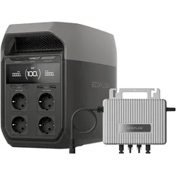 EcoFlow DELTA 3 Serie Tragbare Powerstation - 0 % MwSt. (Nur Deutschland) DELTA 3 + STREAM Mikro-Wechselrichter / Kein Zubehör