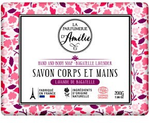 Amélie Soap Bar Body Hands Lavender 200 gr