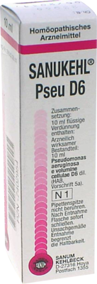 SANUM-KEHLBECK GmbH & Co. KG SANUKEHL Pseu D 6 Tropfen 10 ml 07402954