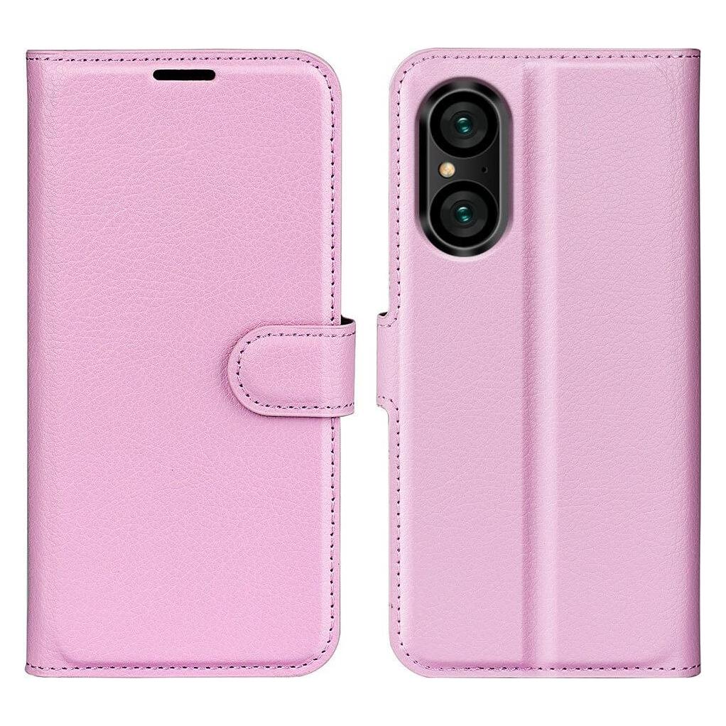 Cover-Discount Sony Xperia 5 V - Leder Etui Hülle rosa (Sony Xperia 5 V) (660159300B)