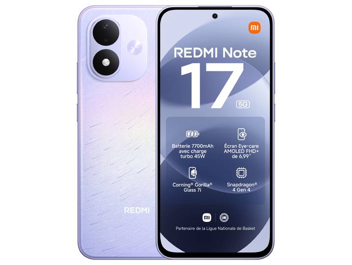 Smartphone Redmi Note 17 5G 128 Go - Violet XIAOMI