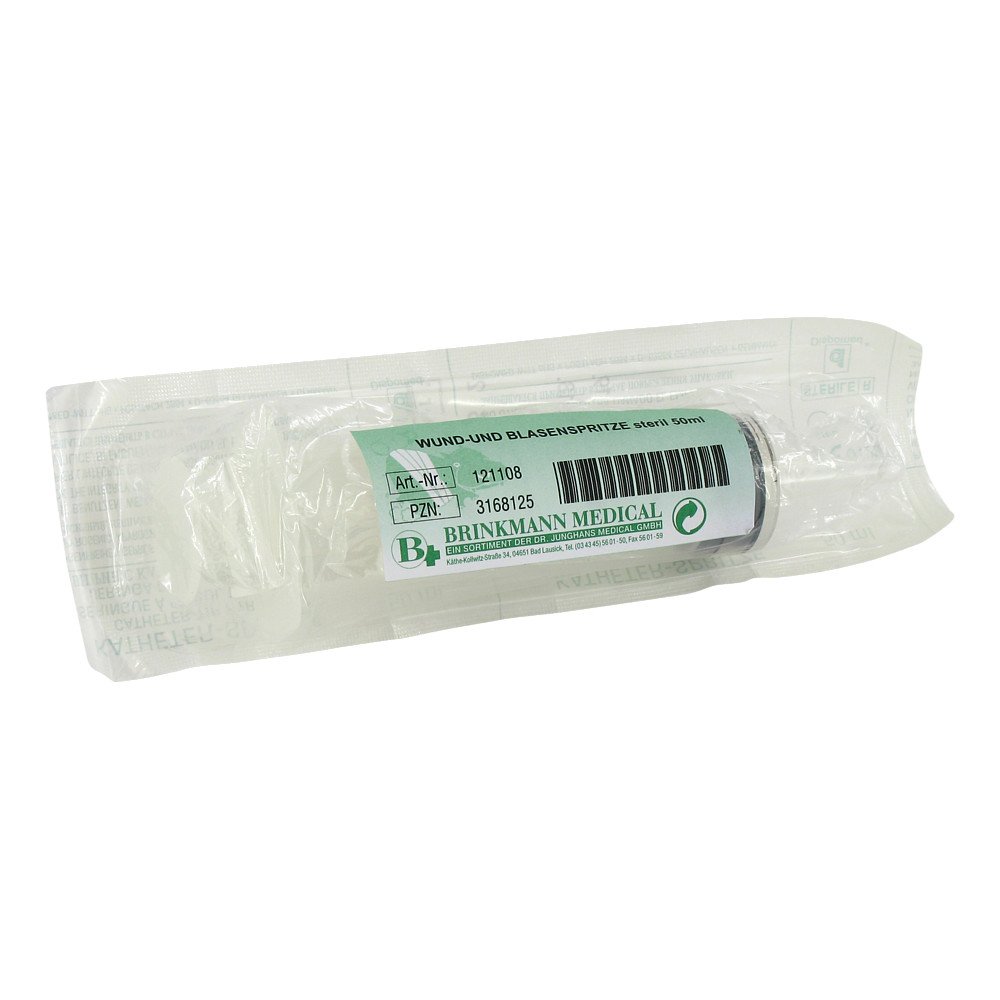 Brinkmann Medical ein Unternehmen der Dr. Junghans Wund Und Blasenspritze 50 ml steril 03168125