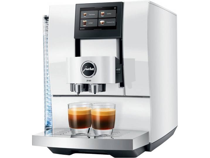 JURA Kaffeevollautomat 15619 Z10 Diamond White (EB), 51 Spezialitäten, Touch, Light & Cold Brew