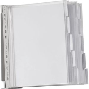 Durable Sichttafelsystem Function Safe Wall 10, 5831-00, A4, Wandhalter, inkl. 10 Sichttafeln