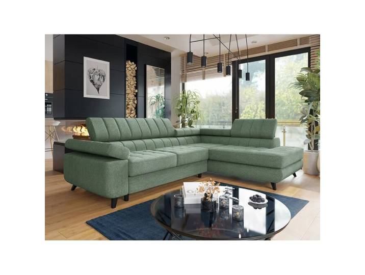 Canapé - Canapé d'angle Comfivo 207 460321 - Boucle Abriamo 10 - 264x73x203cm