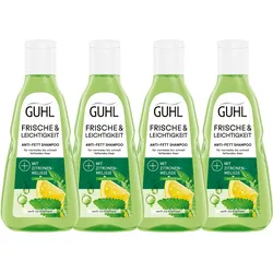 GUHL Shampoo Frische & Leichtigkeit Anti Fett 4er-Pack