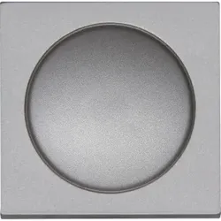 Kopp 490620186 ATHENIS - Dimmer-Abdeckung für Druck-Wechseldimmer, Farbe: stahl