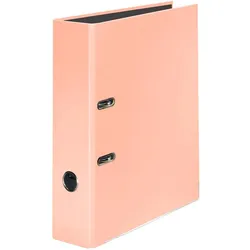 FALKEN Pastell Color Ordner Karton 8,0 cm DIN A4 - Pfirsich Orange