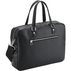 Quadral Tailored Luxe Briefcase (16"), Notebooktasche, Schwarz