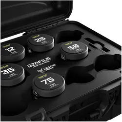 Dzofilm Vespid Prime 5-Lens Kit (12/25/35/50/75 T2.1) metric (Canon EF, PL, Vollformat), Objektiv, Schwarz