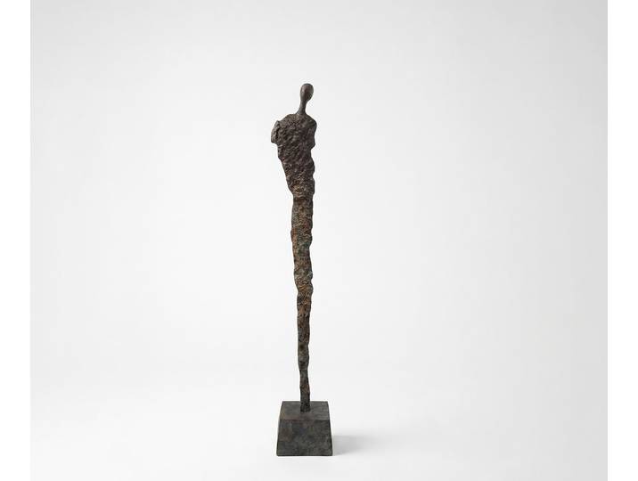 Figurine Aureon l14 x P14 x H91 cm Aluminium Umbra Antica Faite main