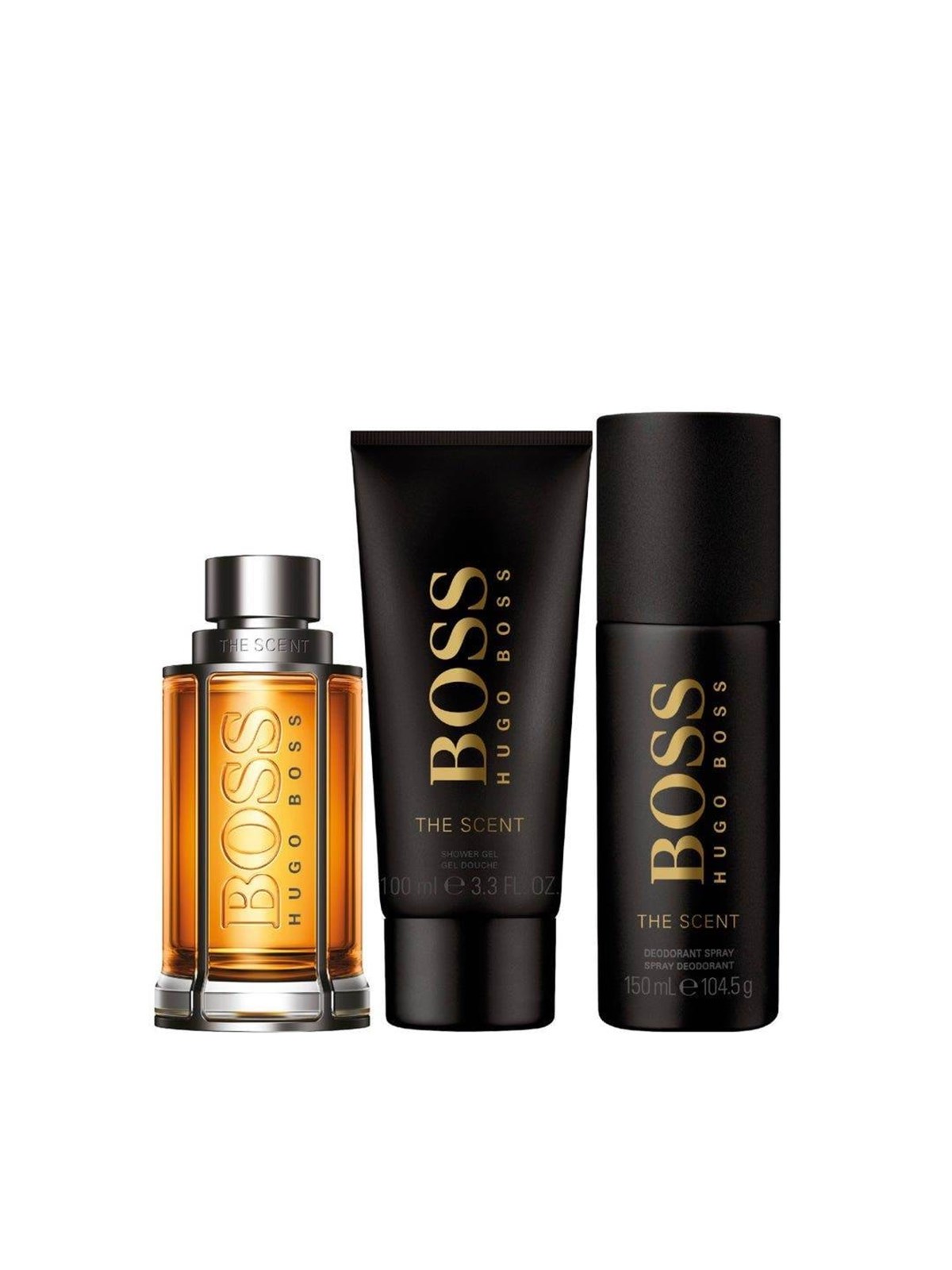 Hugo Boss The Scent EDT 100 ml + Deo Spray 150 ml + Showergel 100 ml - Giftset