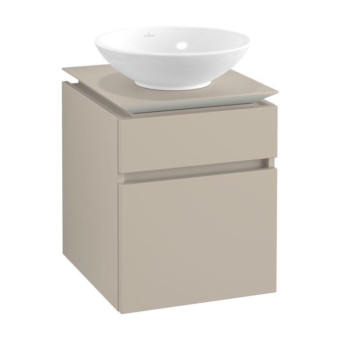 Villeroy & Boch Legato Waschtischunterschrank B56600VK 45x55x50cm, Soft Grey