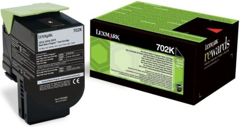 Lexmark 70C20K0 (702K) - Schwarz - Toner